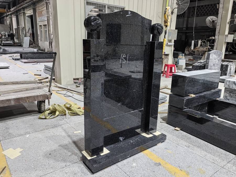 Memorial in production at the workshop