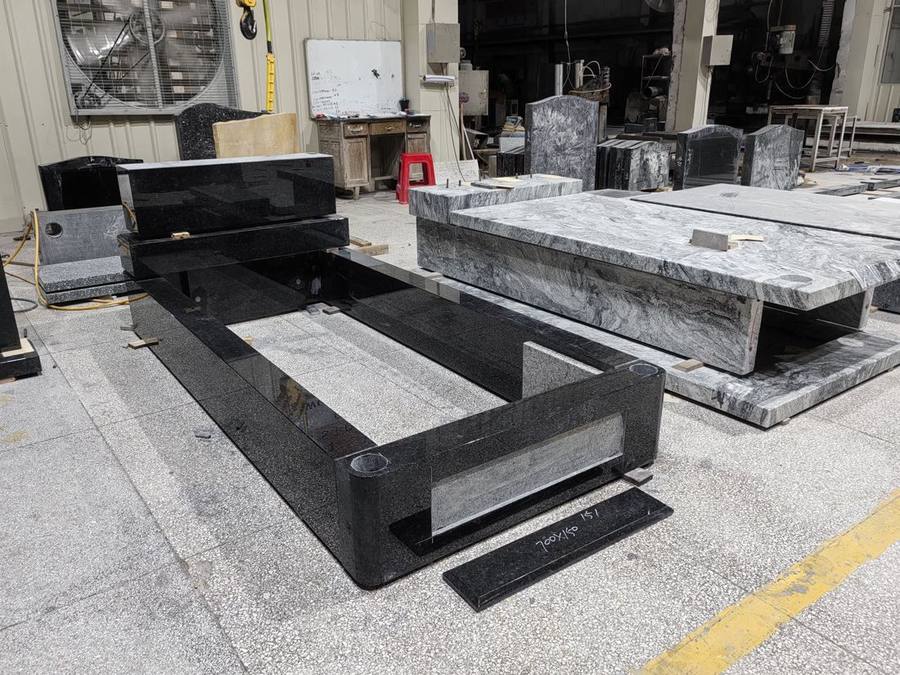 Memorial in production at the workshop